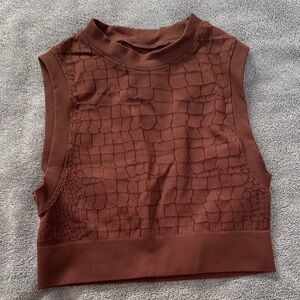 Fabletics Textured Sleeveless Yoga Top and pants set